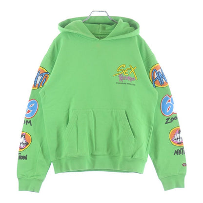 Chrome Hearts Matty Boy Ppo Sexrcd Grn HD Plvr Sex Records Print Hoodie Green — view 2