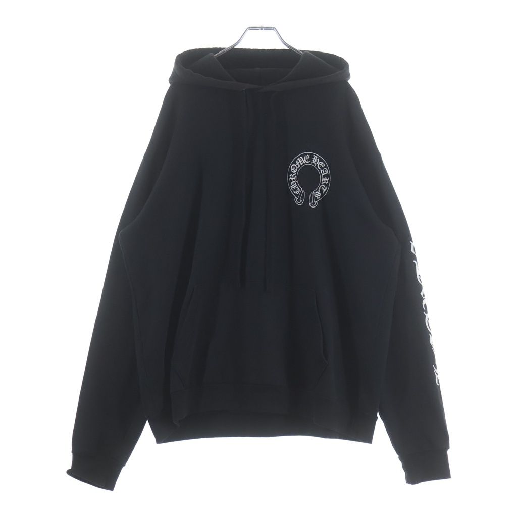 Chrome Hearts Matty Boy Chomper Horseshoe Hoodie Boy Pullover Sweatshirt Black — view 2