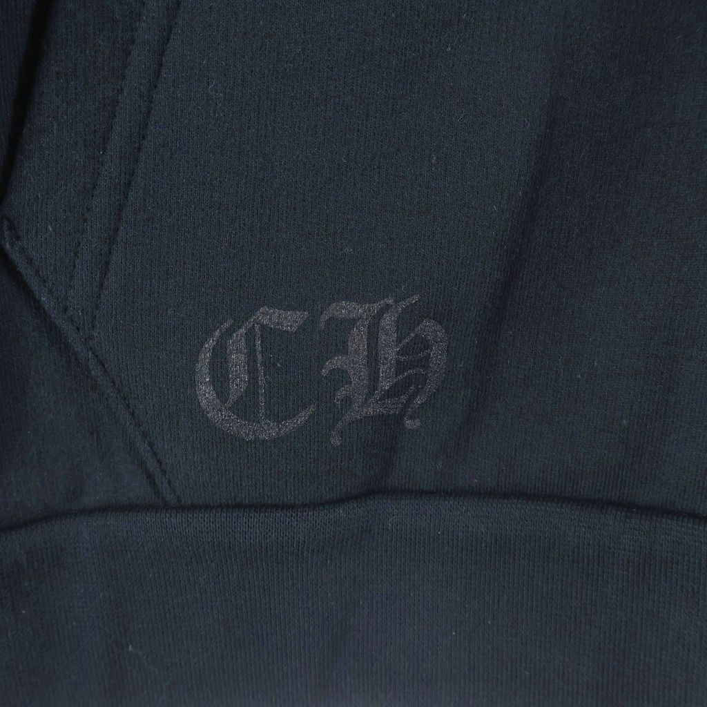 Chrome Hearts Vertical Logo Sweatshirt HD Zip Bar Tical Sleeves English Print — view 5