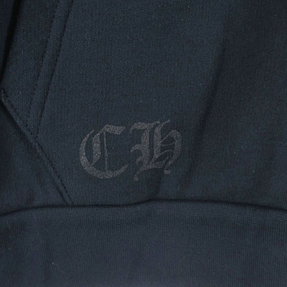 Chrome Hearts Vertical Logo Sweatshirt HD Zip Bar Tical Sleeves English Print — view 5
