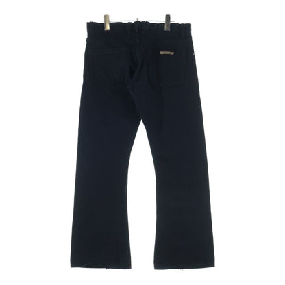 Chrome Hearts Dnm Pants Crs Btn Cross Ball Button Flare Denim Black — view 2