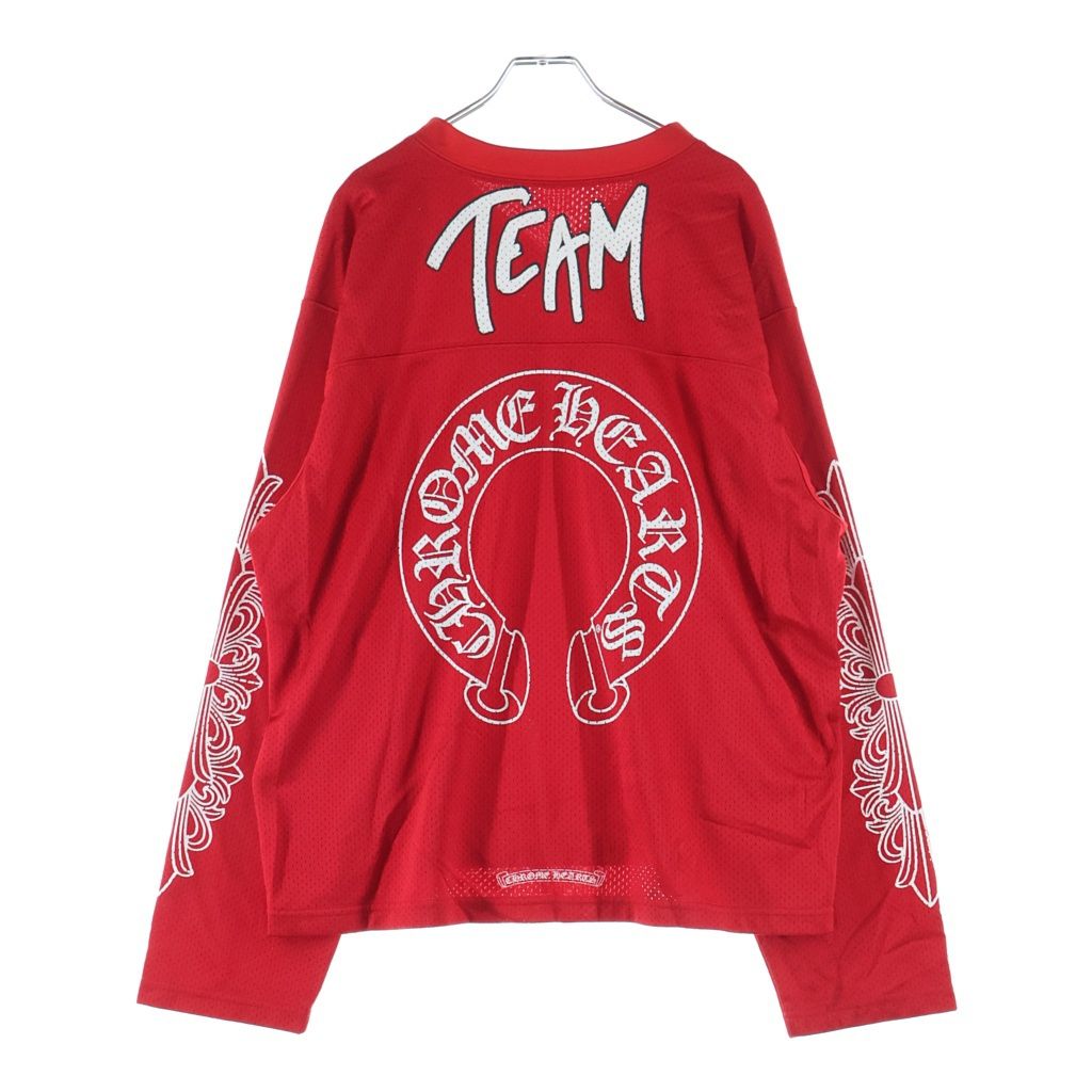 Chrome Hearts Mesh Warm UP Jersey CH Printed Long Sleeve Top