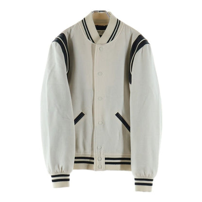 Saint Laurent Paris Teddy Jacket White