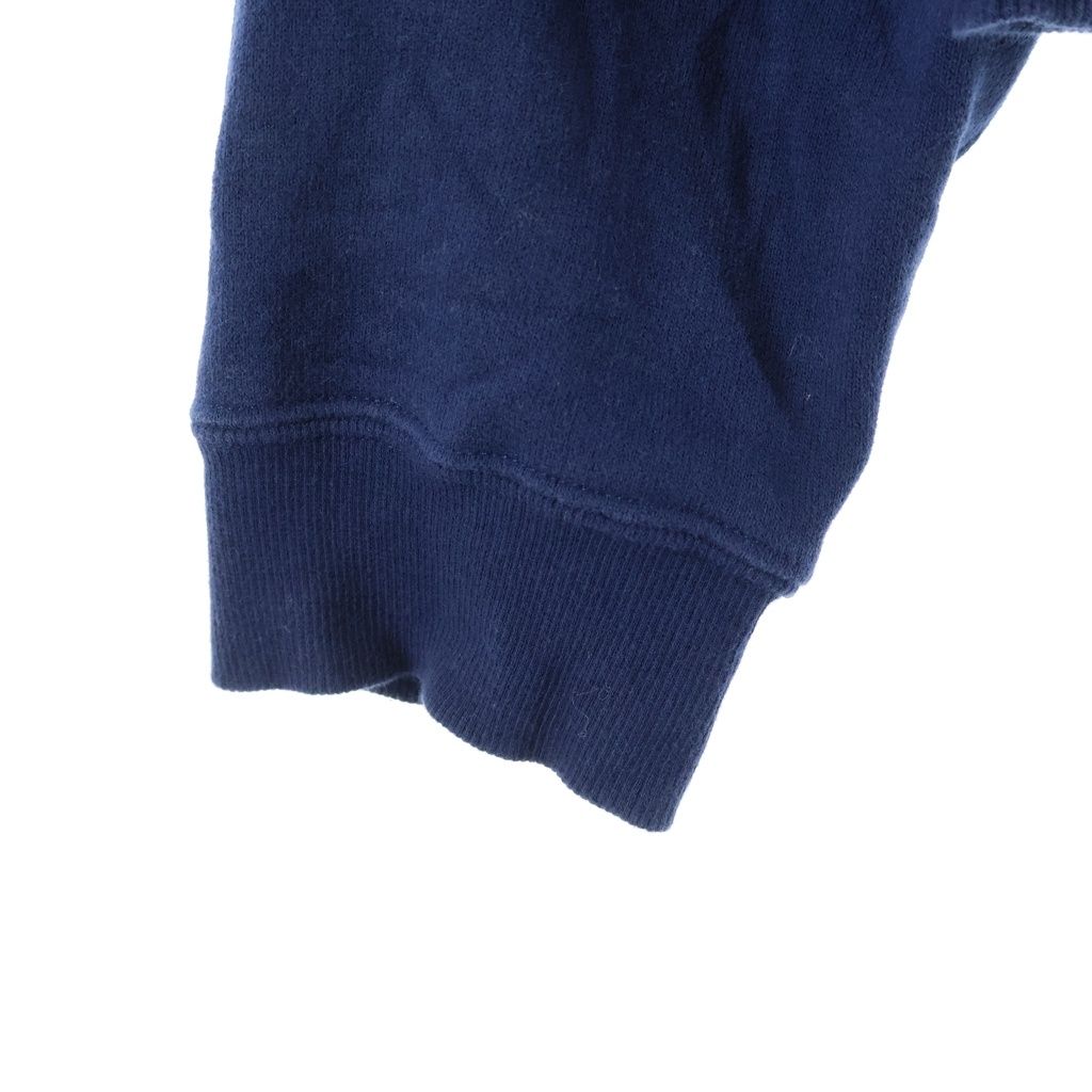 Saint Laurent Paris YSL Front Logo Crew Neck Sweatshirt Navy — view 5
