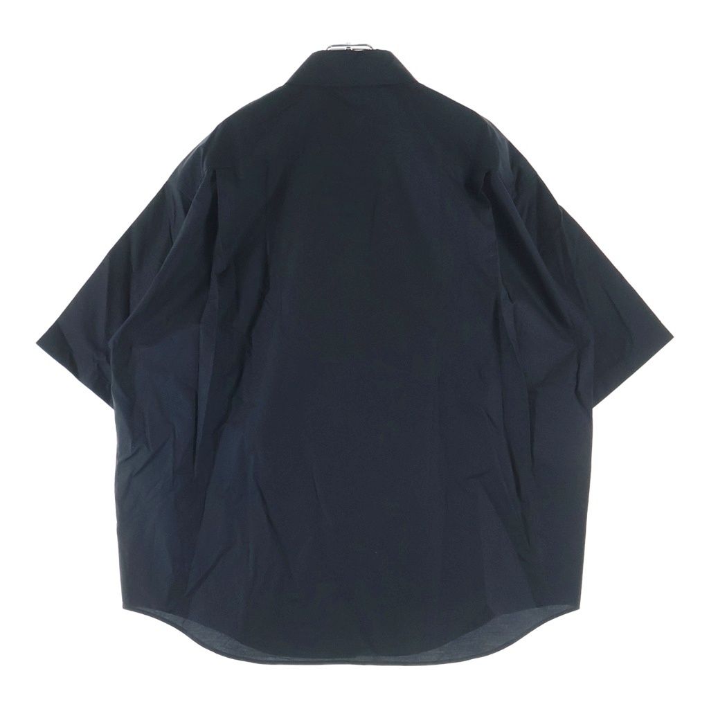Balenciaga Heart Logo Button Down Jacket Short Sleeve Shirt Black — view 2