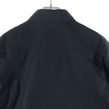 Balenciaga Heart Logo Button Down Jacket Short Sleeve Shirt Black — view 4