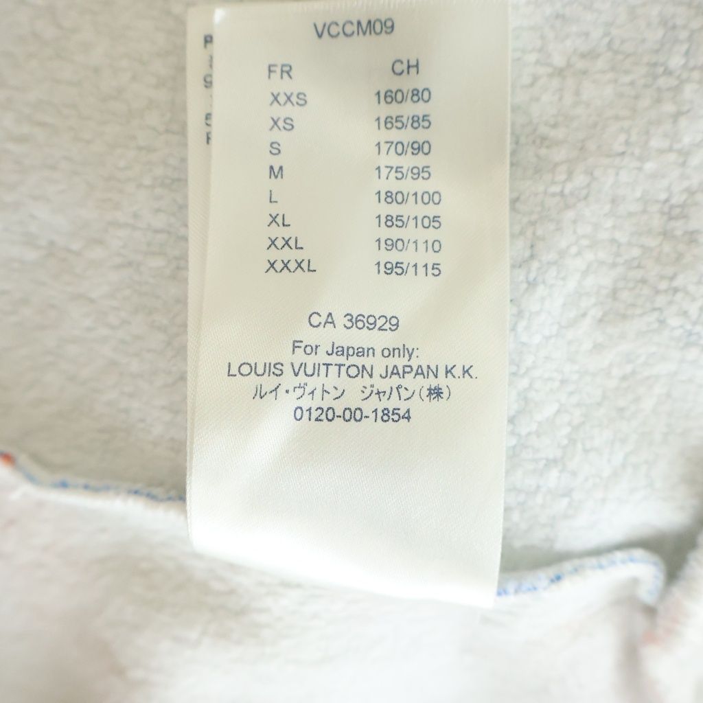 Louis Vuitton Monogram Water Color Giant Crew Neck Sweatshirt White Multicolor — view 8