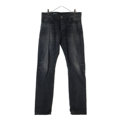 Celine Lou Jeans Button Fly Denim Pants Black