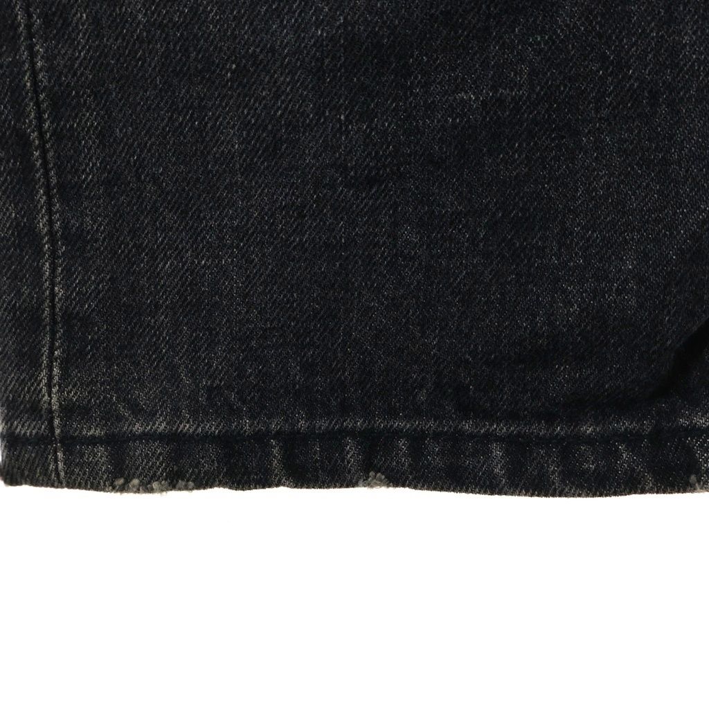 Celine Lou Jeans Button Fly Denim Pants Black — view 6