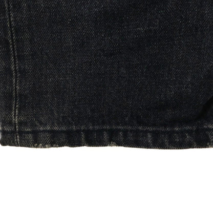 Celine Lou Jeans Button Fly Denim Pants Black — view 6