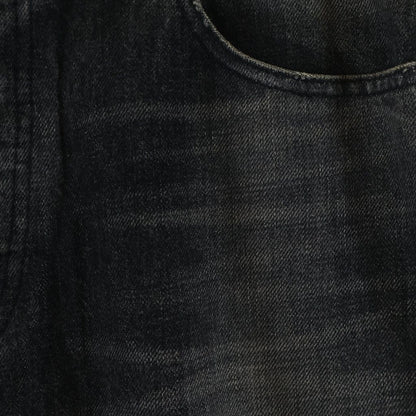 Celine Lou Jeans Button Fly Denim Pants Black — view 5