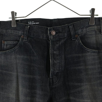 Celine Lou Jeans Button Fly Denim Pants Black — view 3