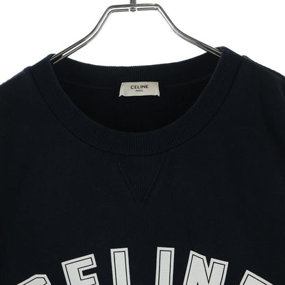 Celine Sweatshirt Shirt Black Center Logo — view 3