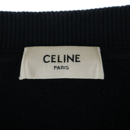 Celine Sweatshirt Shirt Black Center Logo — view 7