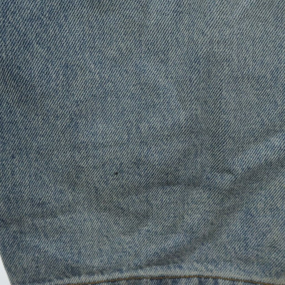Balenciaga Pull Up Wide Baggy Denim Pants Blue #xs — view 6