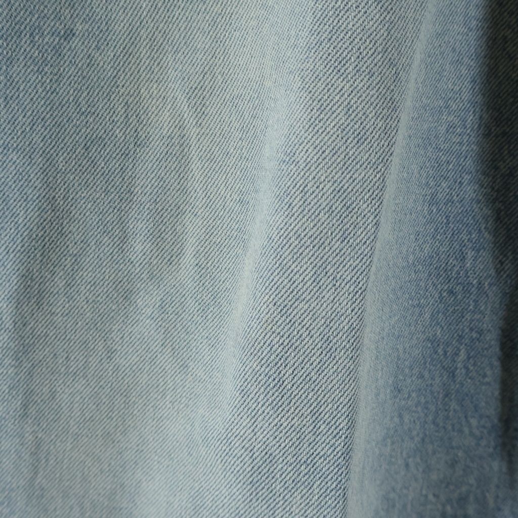 Balenciaga Pull Up Wide Baggy Denim Pants Blue #xs — view 5