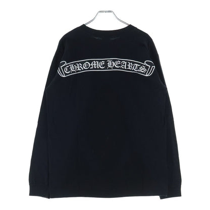 Chrome Hearts Vintage CH L S T-Shirt Back Scroll Print Arm Allover Pattern Long