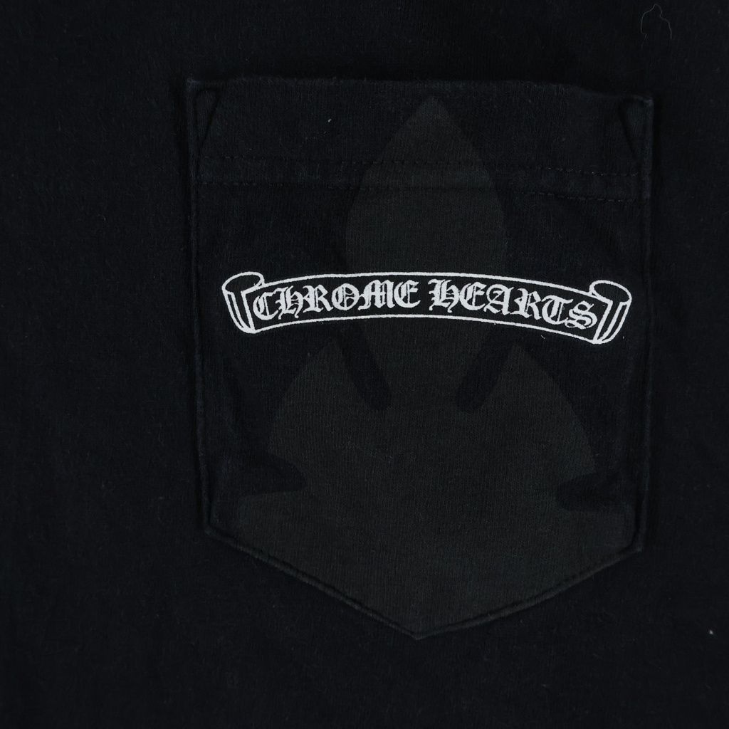 Chrome Hearts Vintage CH L S T-Shirt Back Scroll Print Arm Allover Pattern Long — view 5