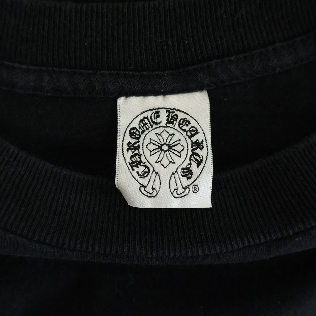 Chrome Hearts Vintage CH L S T-Shirt Back Scroll Print Arm Allover Pattern Long — view 7