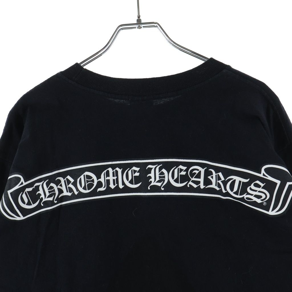Chrome Hearts Vintage CH L S T-Shirt Back Scroll Print Arm Allover Pattern Long — view 4