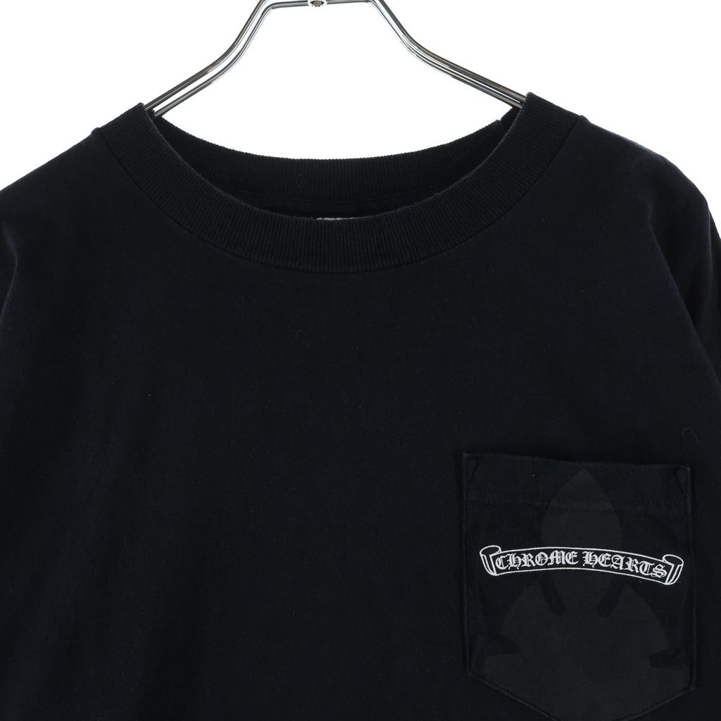 Chrome Hearts Vintage CH L S T-Shirt Back Scroll Print Arm Allover Pattern Long — view 3
