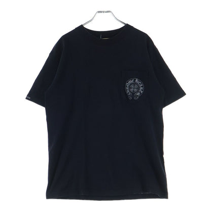 Chrome Hearts Vintage S Tee Back Cemetery Cross Horse Shoe Chest Pocket Print — view 2