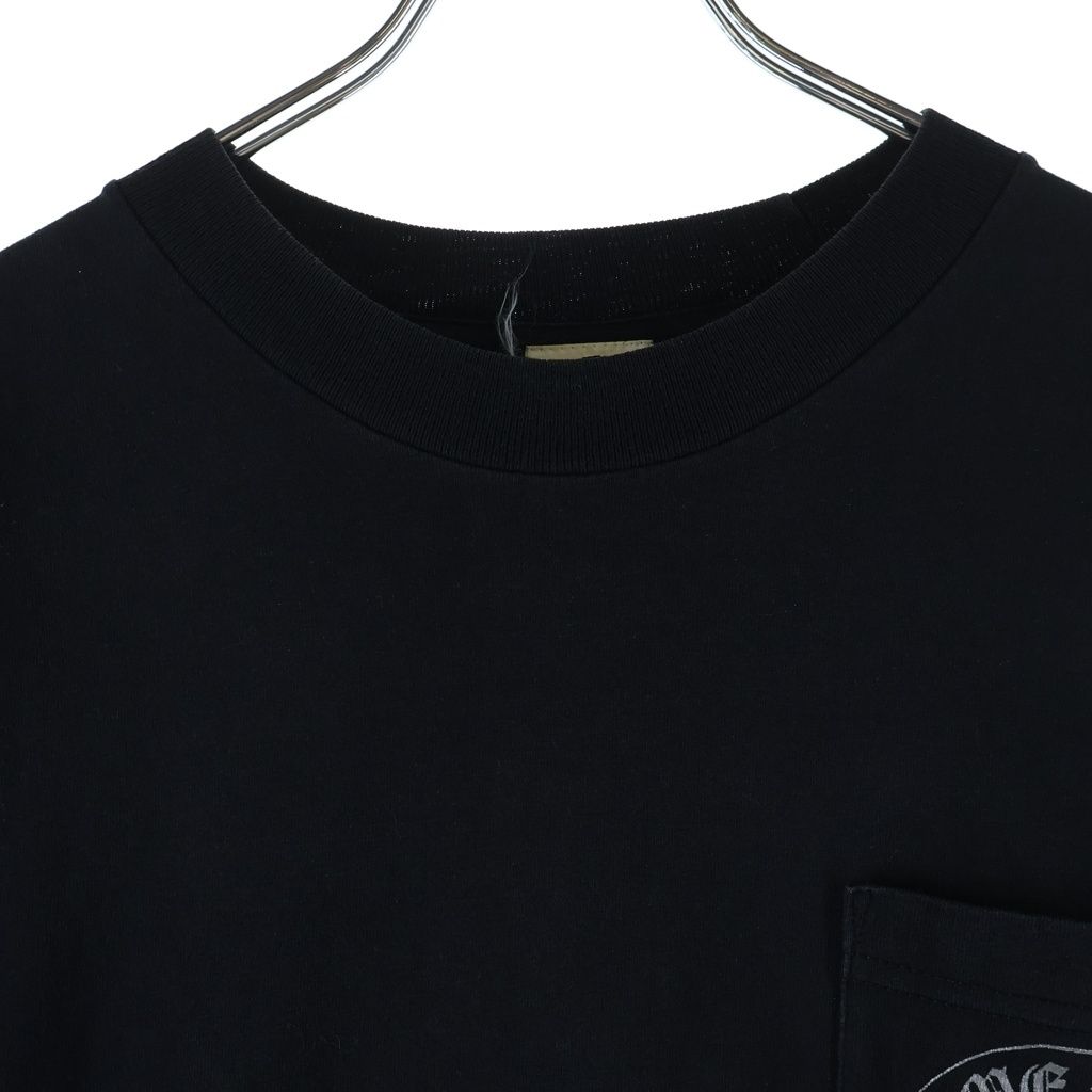 Chrome Hearts Vintage S Tee Back Cemetery Cross Horse Shoe Chest Pocket Print — view 3
