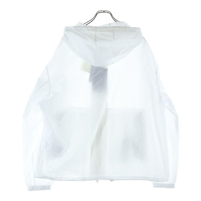 Prada Re-Nylon Hooded Nylon Jacket Zip Up White — view 2