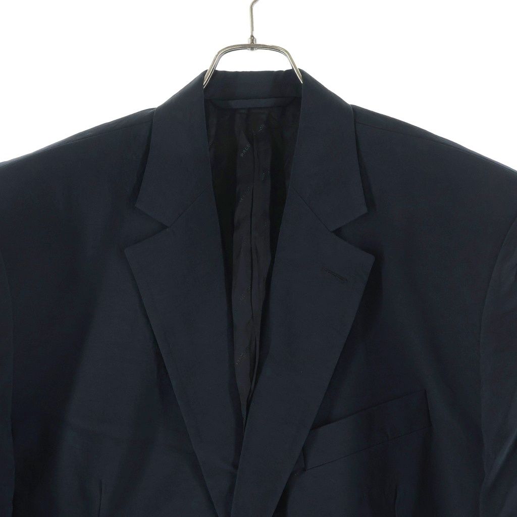 Balenciaga Nylon Oversize Blazer Tailored Jacket Navy — view 3