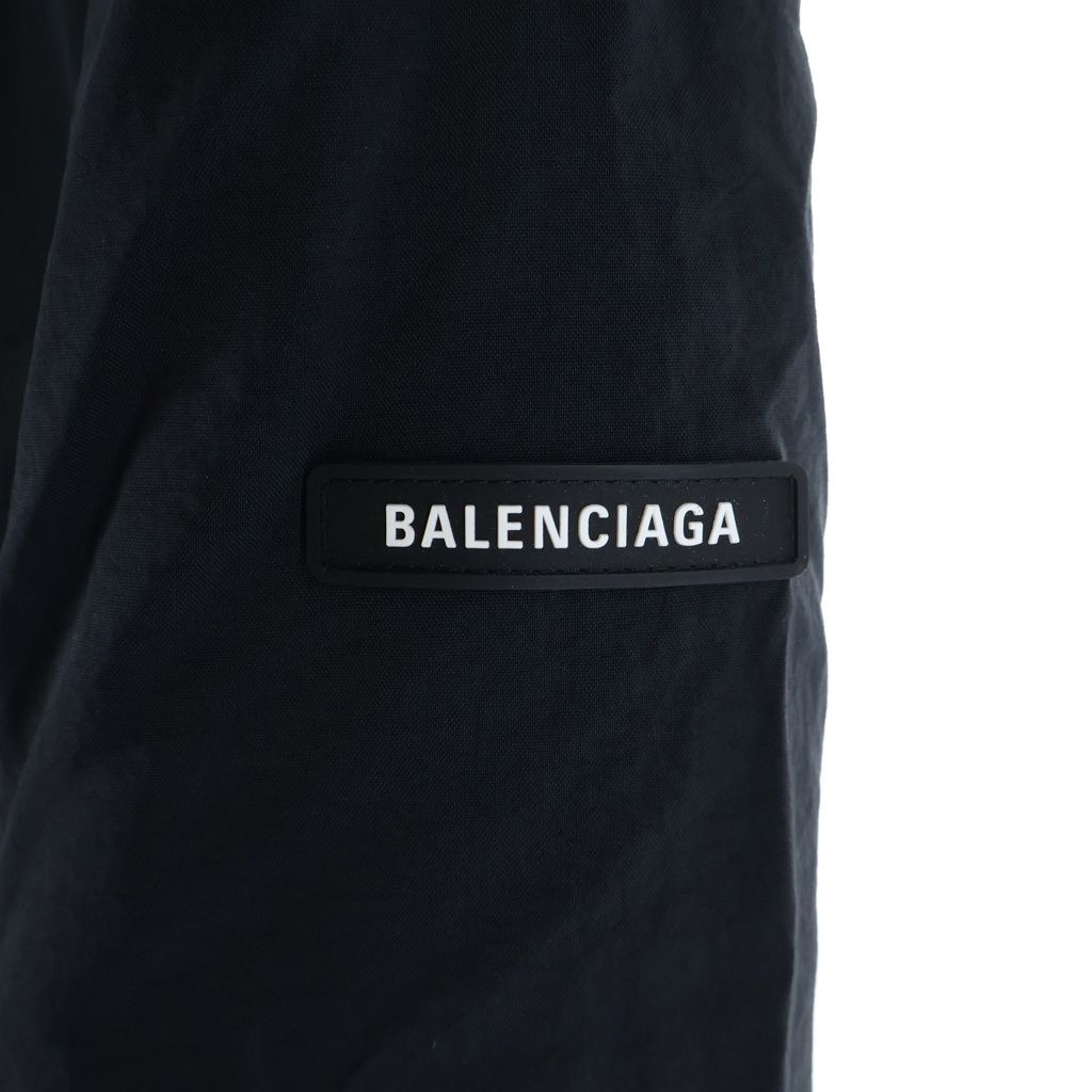Balenciaga Nylon Oversize Blazer Tailored Jacket Navy — view 6