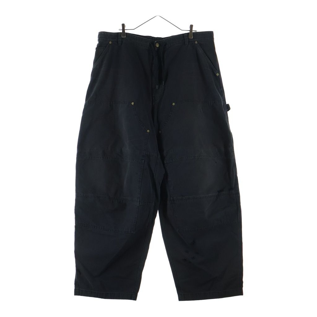Balenciaga Double Knee Painter Baggy Pants Black