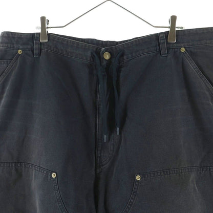 Balenciaga Double Knee Painter Baggy Pants Black — view 3