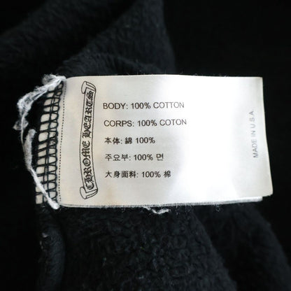 Chrome Hearts Stencil Hoodie Print Pullover Black — view 8