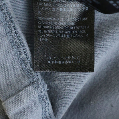 Balenciaga Real Front Crew Neck Short Sleeve T-Shirt Gray — view 8