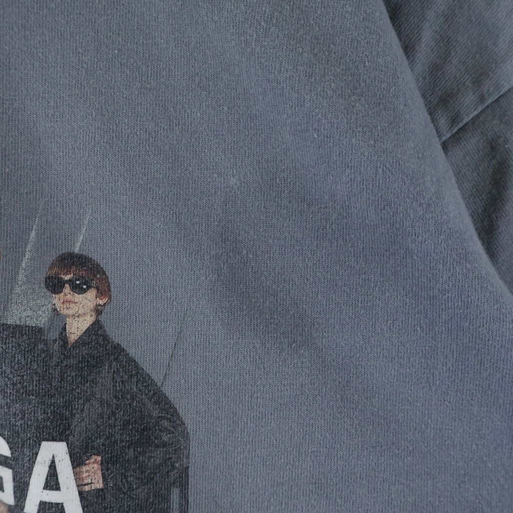 Balenciaga Real Front Crew Neck Short Sleeve T-Shirt Gray — view 4