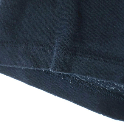 Saint Laurent Paris Front Leg Print Crew Neck Short Sleeve T-Shirt Navy — view 5