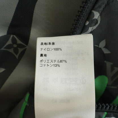 Louis Vuitton Patchwork Print Jacket Nylon Axe Gray Green — view 7