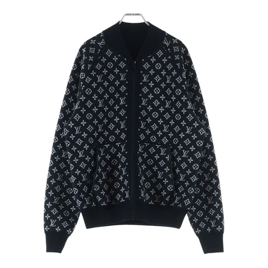 Louis Vuitton Reversible Monogram Track Top Jacket Zma Black Gray