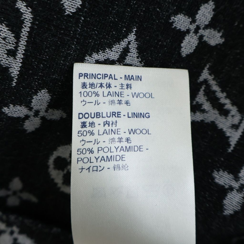 Louis Vuitton Reversible Monogram Track Top Jacket Zma Black Gray — view 7