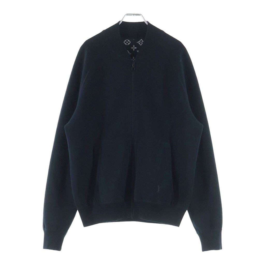 Louis Vuitton Reversible Monogram Track Top Jacket Zma Black Gray — view 3
