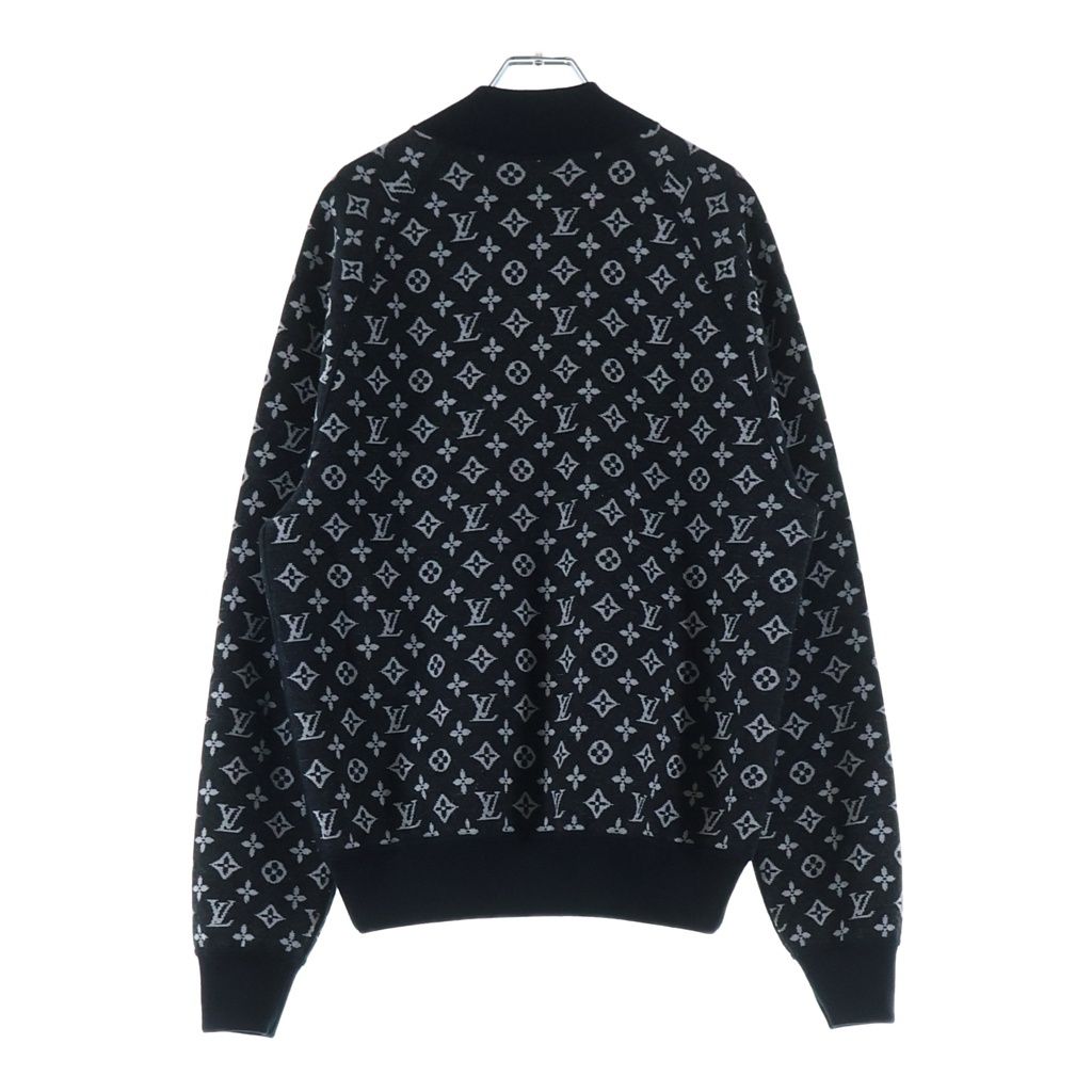 Louis Vuitton Reversible Monogram Track Top Jacket Zma Black Gray — view 2