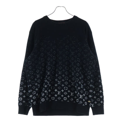 Louis Vuitton Gradient Monogram Knit Sweater Uso Black