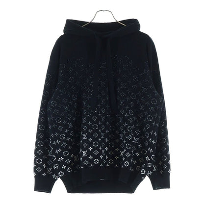 Louis Vuitton Gradient Monogram Knit Hoodie Uso Black