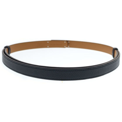 Hermes Kelly Belt 18 Black Epsom Silver — view 2