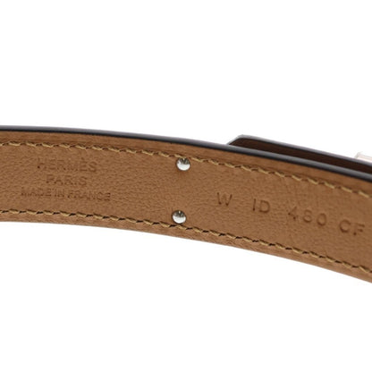 Hermes Kelly Belt 18 Black Epsom Silver — view 5