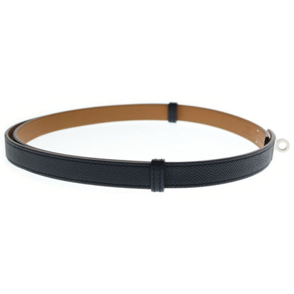 Hermes Kelly Belt 18 Black Epsom Silver — view 3