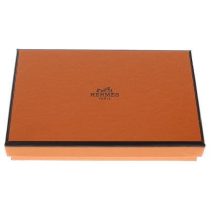 Hermes Calvi Duo Veau Epsom Ardoise Coin Case Gray — view 6