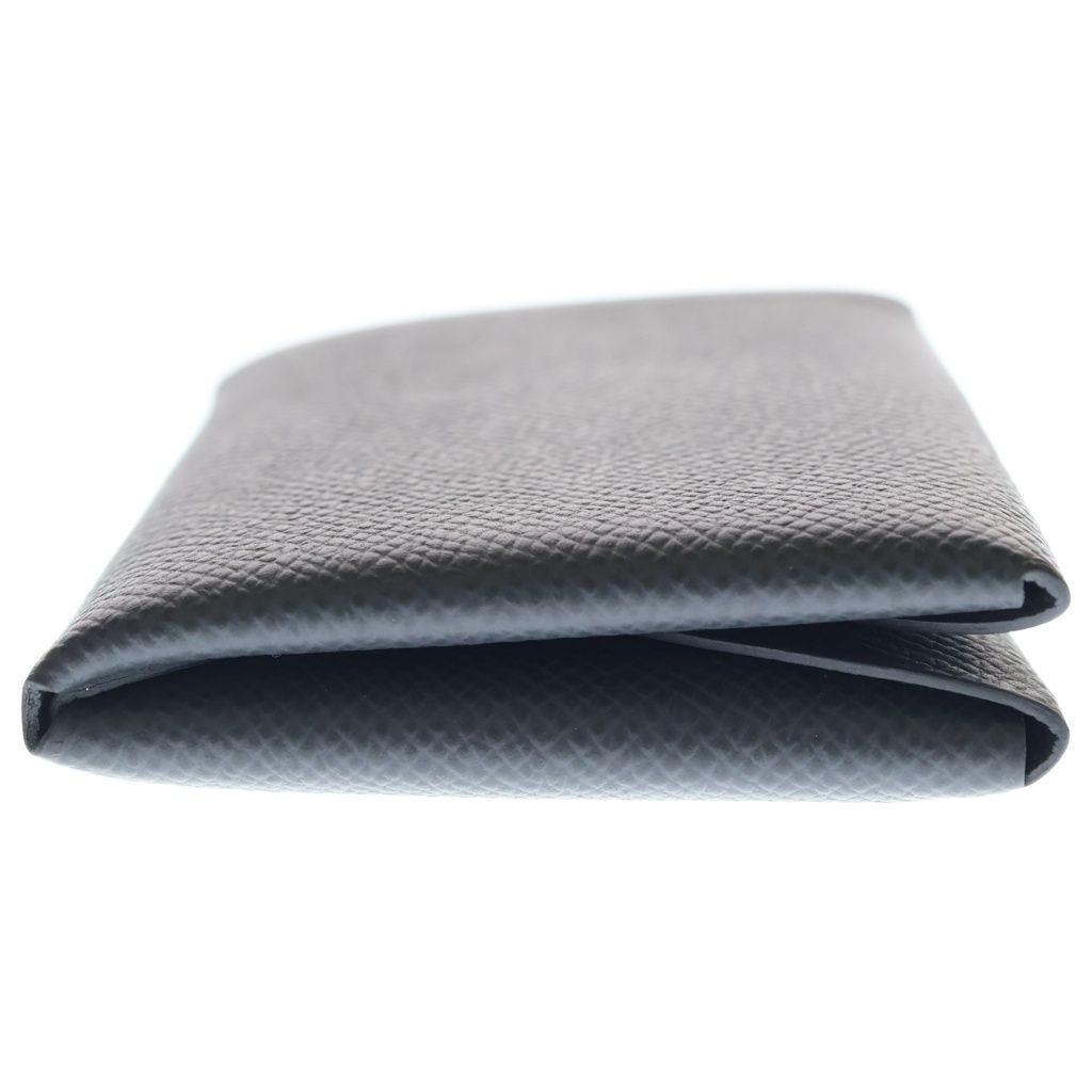 Hermes Calvi Duo Veau Epsom Ardoise Coin Case Gray — view 3