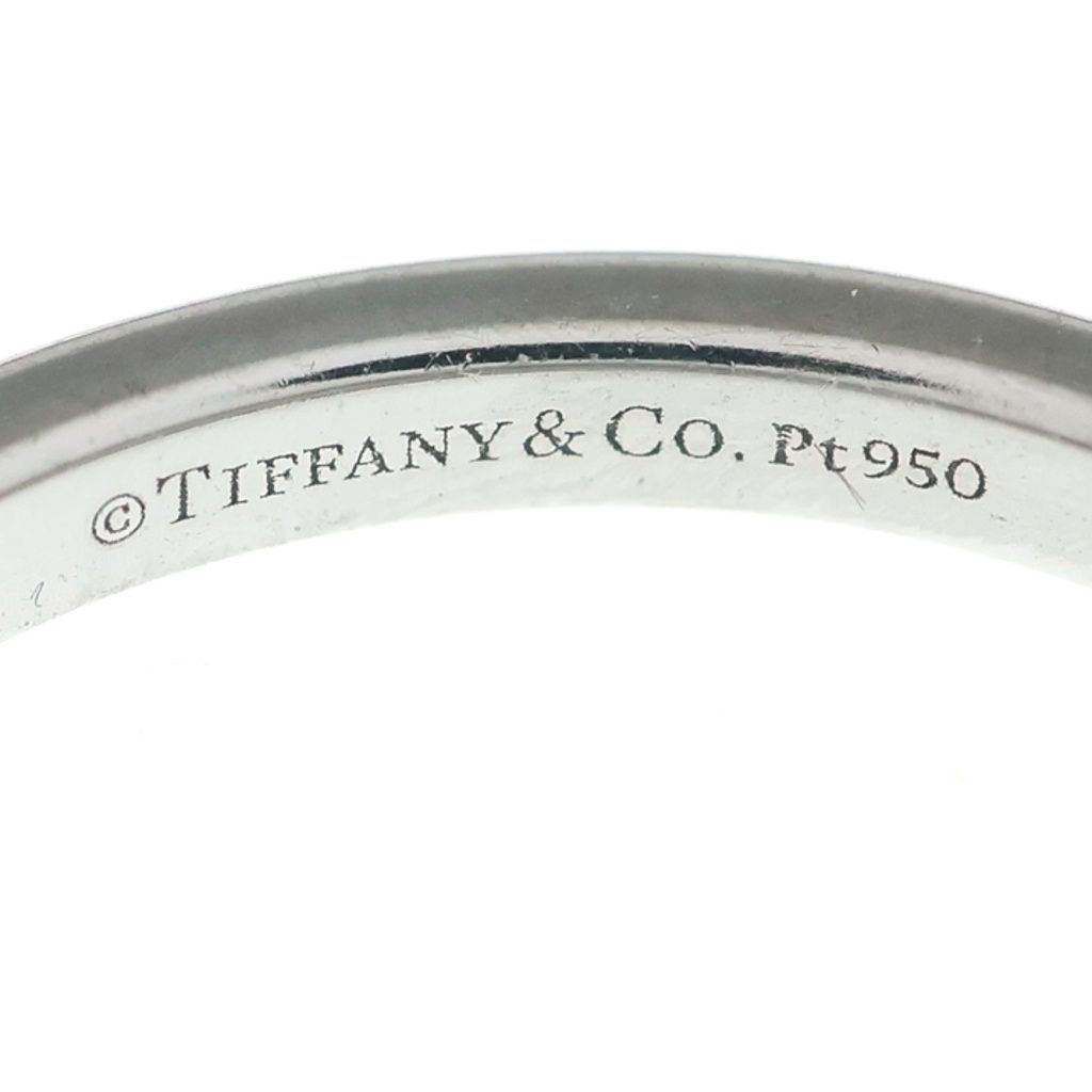 Tiffany & Co Solesto Half Eternity Diamond Ring Platinum — view 4
