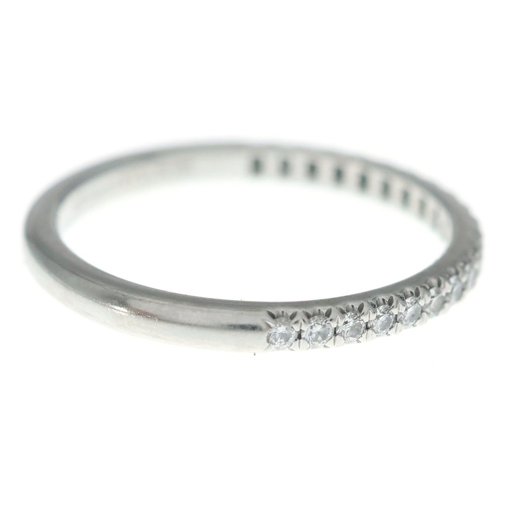 Tiffany & Co Solesto Half Eternity Diamond Ring Platinum — view 3